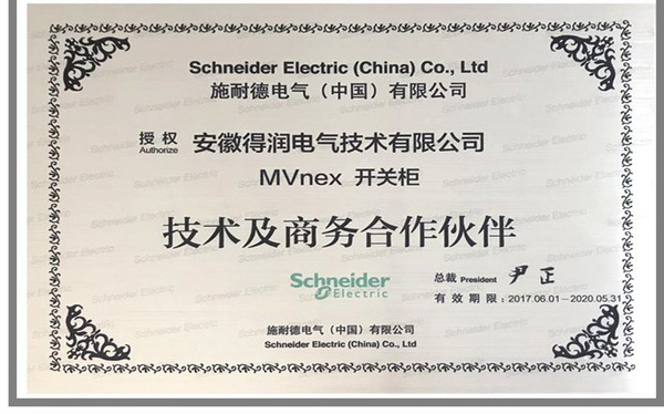Schneider高壓柜證書 得潤電氣 400-128-7988 Schneider高壓柜證書 得潤電氣 400-128-7988